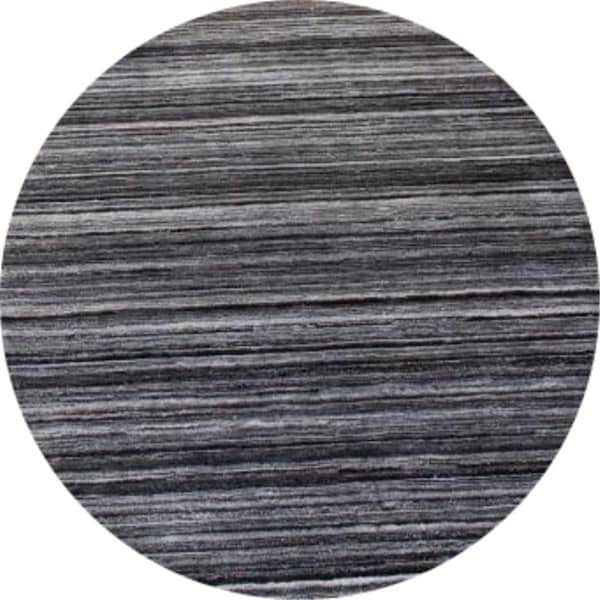 Safavieh 6 x 6 ft. Elements Transitional Hand Woven Round Rug; Black & Grey ELM701Z-6R - main